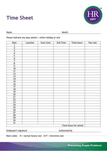 Time-Sheet-Form